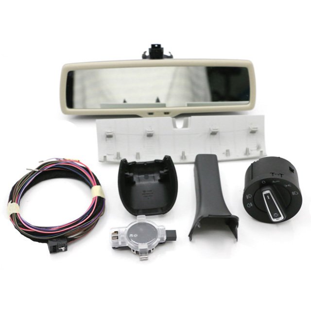 Auto Headlight Switch+Rain Wiper Sensor+Anti-glare Dimming Rear View Mirror for Golf 7 MK7